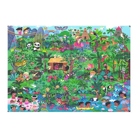 Les animaux de la jungle : Puzzle 48 pièces