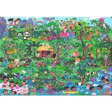 Les animaux de la jungle : Puzzle 48 pièces