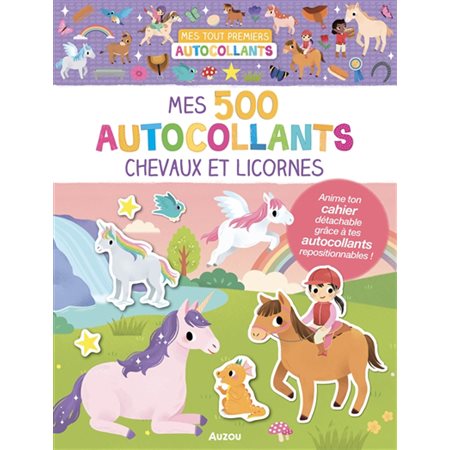 Chevaux et licornes : Mes 500 autocollants