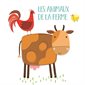 Les animaux de la ferme : Livre et cubes d'éveil de bébé