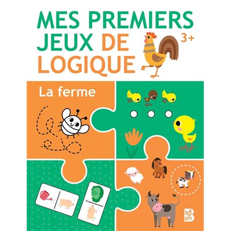 La ferme : Mes premiers jeux de logique : 3+