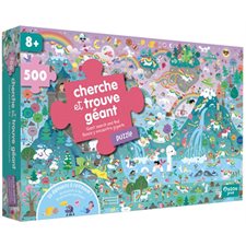 Cherche et trouve géant : Puzzle : Giant search and find : Busca y encuentra gigante : 8 + : 500 pièces