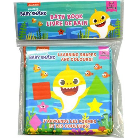 Livre de bain : Baby shark : J'apprends les formes et les couleurs !