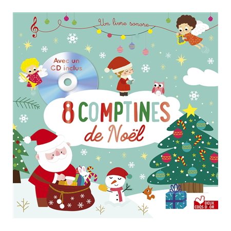8 comptines de Noël : Livre + CD