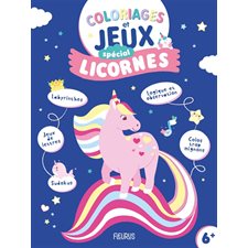 Coloriages et jeux spécial licornes
