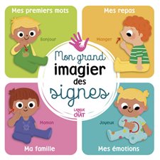 Mon grand imagier des signes : 43 signes pour apprendre à communiquer avec son bébé