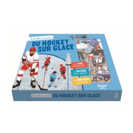 À la découverte du hockey sur glace : Coffret comprenant 1 livret documentaire de 64 pages + 60 pièces magnétiques