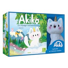 Mon coffret Akiko : Le voyage extraordinaire : Livre + 1 peluche