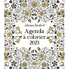 Agenda à colorier 2023 : De janvier à décembre 2023 : 1 semaine  /  2 pages