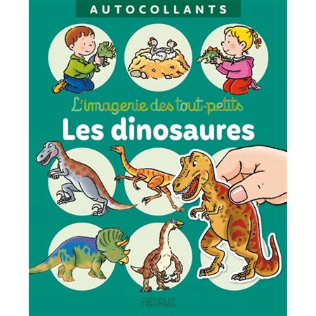 Les dinosaures : L'imagerie des tout-petits, autocollants