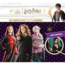 Harry Potter wizarding world : Mes cartes à gratter et à colorier : Super sorcières