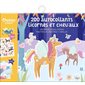 Licornes et chevaux : 200 autocollants : Unicorn and horse stickers : Pegatinas de unicornos y caballos