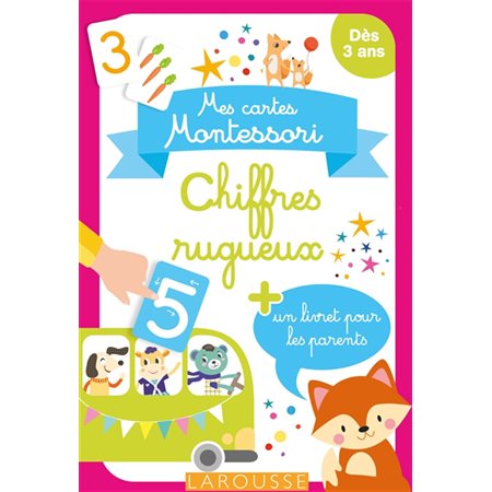 Chiffres rugueux : Mes cartes Montessori