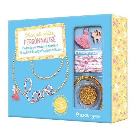 Mon joli collier personnalisé : My lovely personalized necklace : Mi esplendido colgante personalizado : 7+