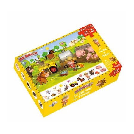 Puzzle : P'tit garçon : La ferme à Peter : 24 pièces : 3 ans et +