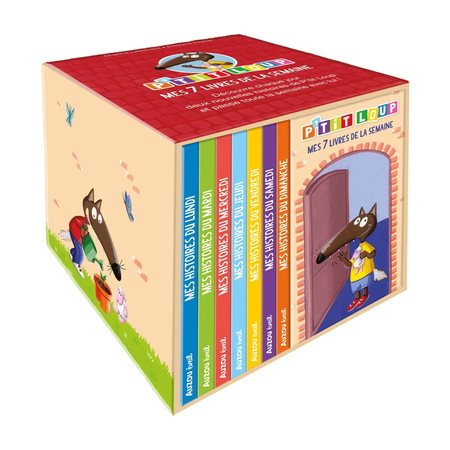 Coffret : P'tit Loup : Mes 7 livres de la semaine : Mes histoires du lundi, du mardi, du mercredi, du jeudi, du vendredi, du samedi & du dimanche