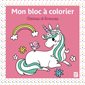 Chevaux et licornes : Mon bloc à colorier : 3+