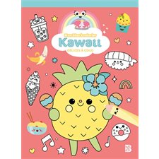 Kawaii : Mon bloc à colorier : Délices à gogo