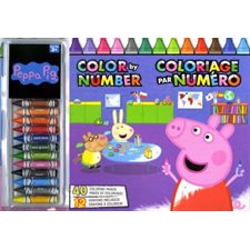 Trousse Géante : Peppa pig : Coloriage par numéro