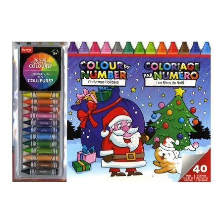 Trousse Géante :  Les fêtes de Noel : Coloriage par numéro