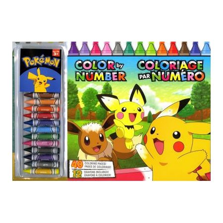 Trousse Géante : Pokémon : Coloriage par numéro