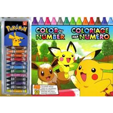 Trousse Géante : Pokémon : Coloriage par numéro