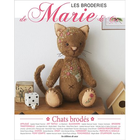 Les broderies de Marie & Cie T.17 : Chats brodés