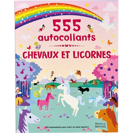 Chevaux et licornes : 555 autocollants