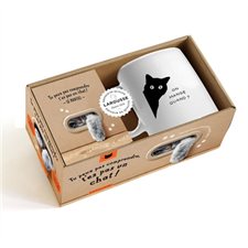 Coffret : Tu peux pas comprendre, t'es pas un chat ! : 1 joli mug en céramique + 1 mini-dictionnaire félin