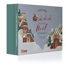Crée une nuit de Noël magique ! : 1 livre illustré + 15 planches avec des personnages et des décors à détacher