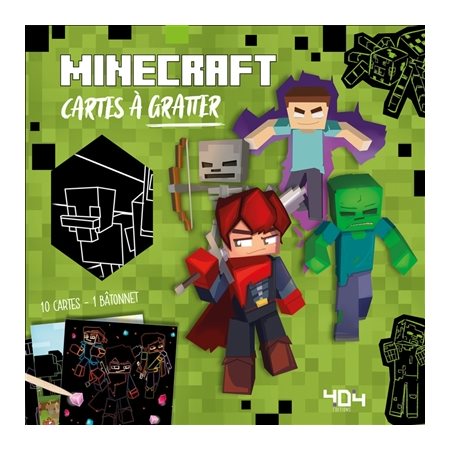 Minecraft : Cartes à gratter : À partir de 6 ans