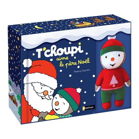 T'choupi aime le Père Noël : Coffret avec 1 livre en carton + 1 peluche toute douce !