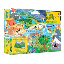 La planète Terre : Livre et puzzle : Puzzle de 300 pièces : 36 mois et plus