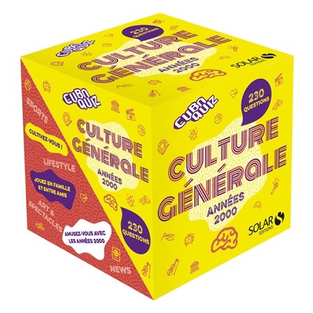 Cuboquiz culture générale années 2000 : 230 questions