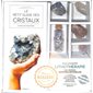 Le petit guide des cristaux : S'initier aux pouvoirs des pierres : Coffret : 1 guide + 5 cristaux (1 cristal de roche, 1 améthyste, 1 quartz rose, 1 sodalite, 1 flacon d'agates bleues)
