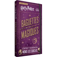 Harry Potter, baguettes magiques : Coffret magique du monde des sorciers : Des fac-similés à collectionner, 1 porte-clés, un écusson, des cartes, des post-it, etc.
