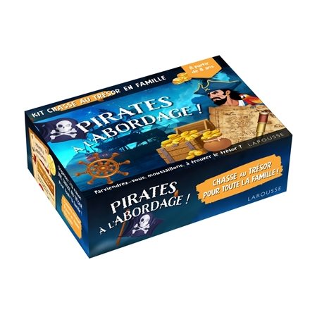 Pirates à l'abordage : Kit chasse au trésor en famille : À partir de 8 ans
