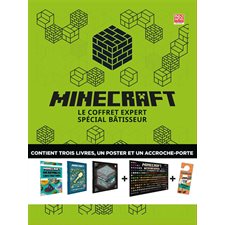 Minecraft : Le coffret expert spécial bâtisseur : 1 guide sur la construction en mode créatif, 1 mini-blockopedia, 1 série d'incroyables mini-projets, 1 poster de tous les blocs + 1 accroche-porte