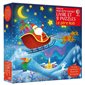 Le Père Noël : 3 puzzles de 17X17 cm avec 9 pièces + 1 livre sur le père noël