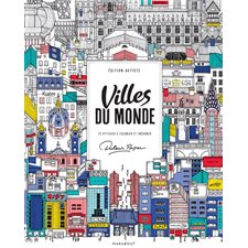 Villes du monde : 20 affiches à colorier et encadrer