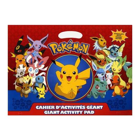 Cahier à colorier géant Pokémon