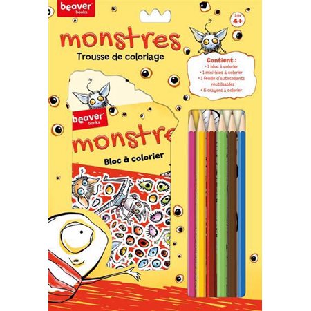 Trousse de coloriage : Monstres