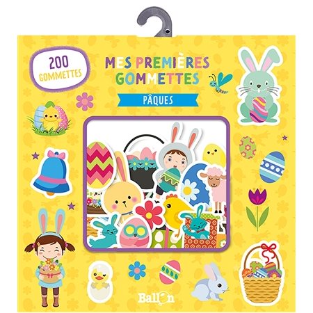 Pâques : 200 stickers : 3+ : Mes premières gommettes