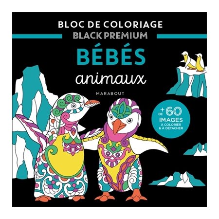 Bloc Black Premium : Bébés animaux