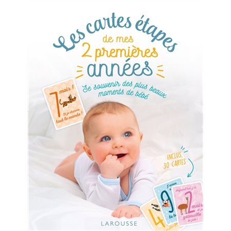 Les cartes étapes de mes 2 premières années : Se souvenir des plus beaux moments de bébé