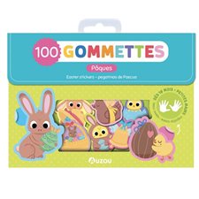Pâques : 100 gommettes : Easter stickers : Pegatinas de Pascua : 18 mois et +