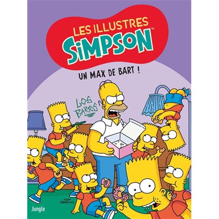 Les illustres Simpson T.04 : Un max de Bart ! : Bande dessinée : JEU