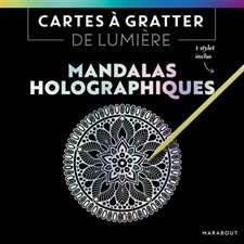 Cartes à gratter de lumière : Mandalas Holographiques