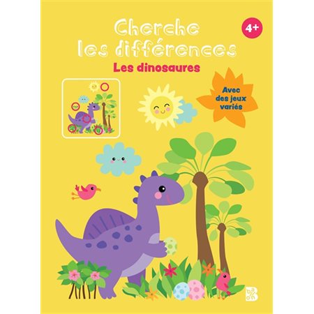 Les dinosaures : Cherche les différences : 4+