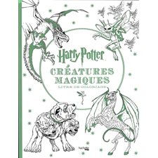 Harry Potter : Livre de coloriage : Créatures magiques : Heroes